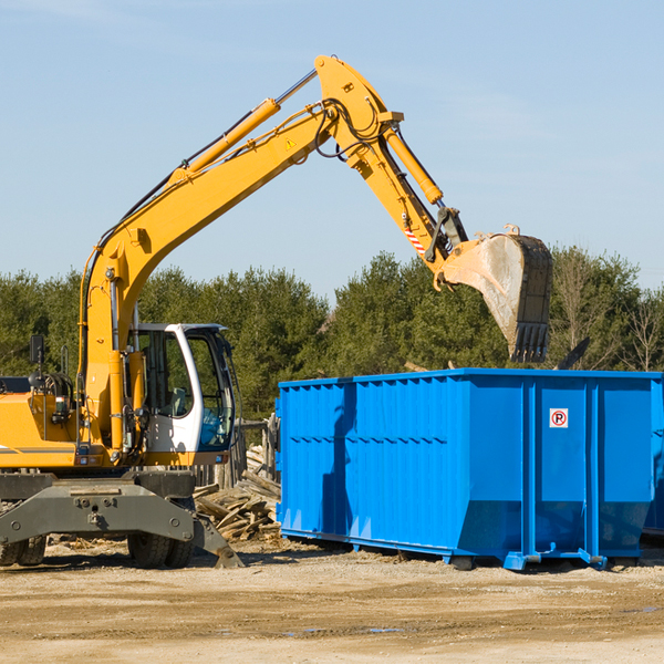 what size residential dumpster rentals are available in Paxville SC